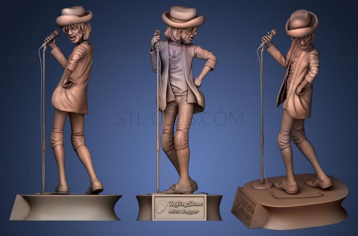 3D model MICK JAGGER (STL)